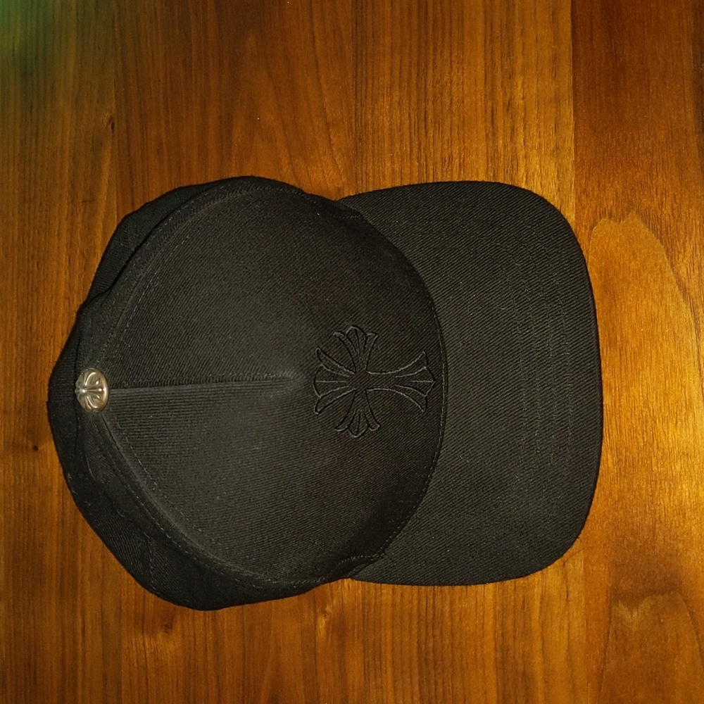 Chrome hearts waxed leather hat